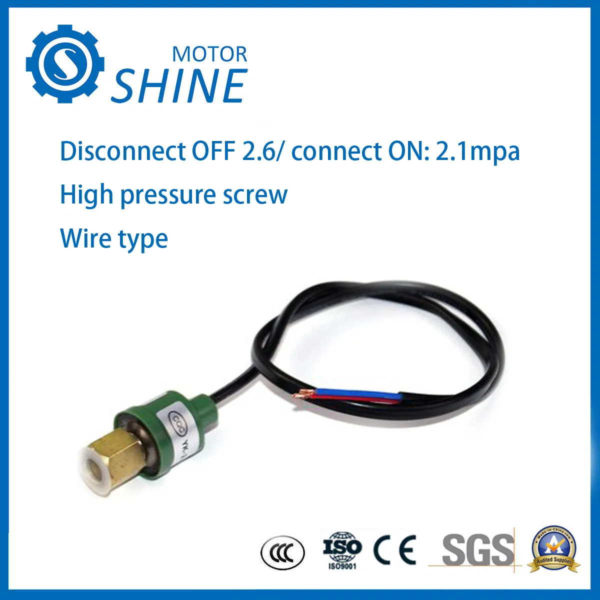 Yk-01h Yk-01L Air Compressor Low Pressure Switch with Cable Refrigerators and Freezers