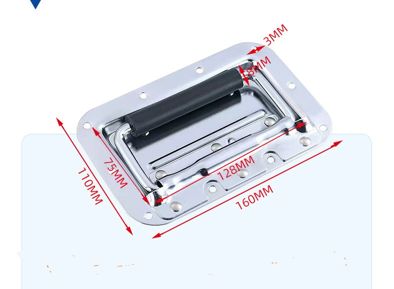 Large Musical Instrument Case Aluminum Case Lock Buckle Large Handle Aluminum Lock Buckle