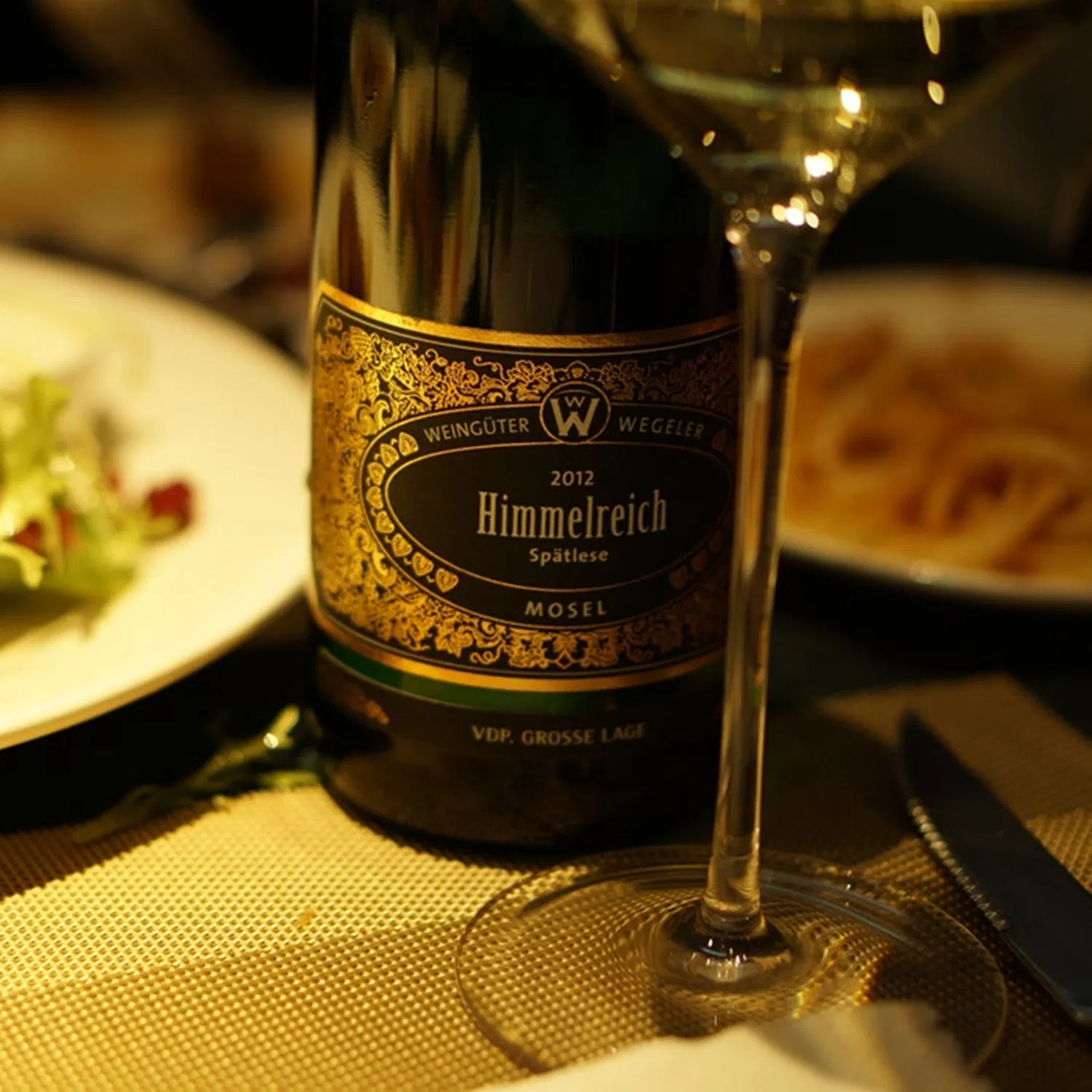 Gilding Embossed Wine Packaging Sticker Adhesive Label for Bottle
