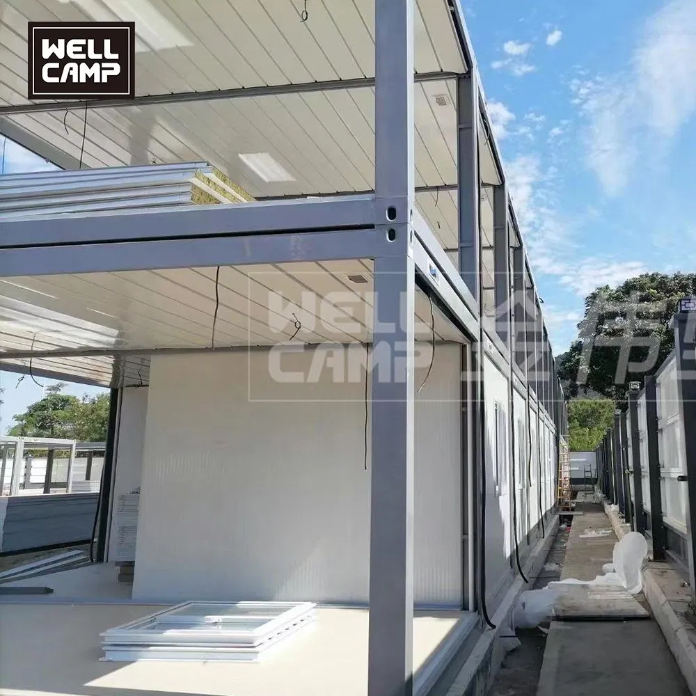 Wellcamp Movable Hotel Dormitory Shipping Flat Pack Container Camp