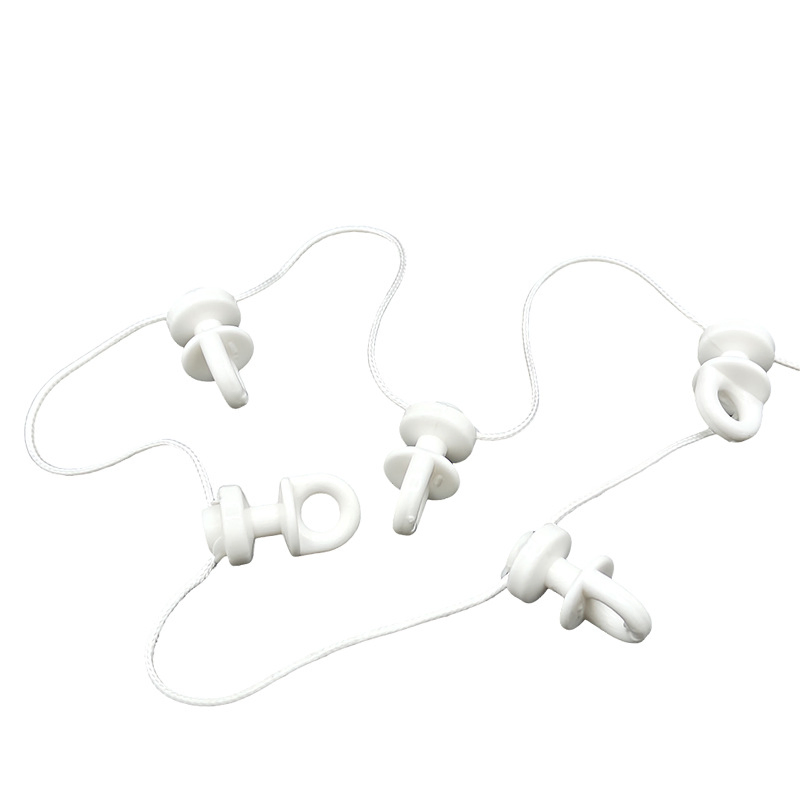 Fixed Distance Line Beads Traditional Curtain Fabric Wave-Shaped Snake-Shaped Curtain Roller Bead Curtain Track Accessories