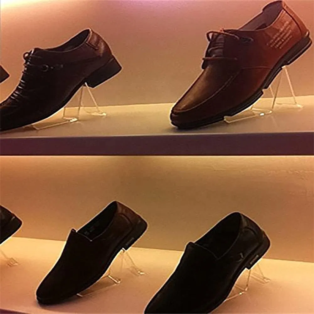 Customize Clear Acrylic Shoes Plexiglass Display Stand with UV Protection