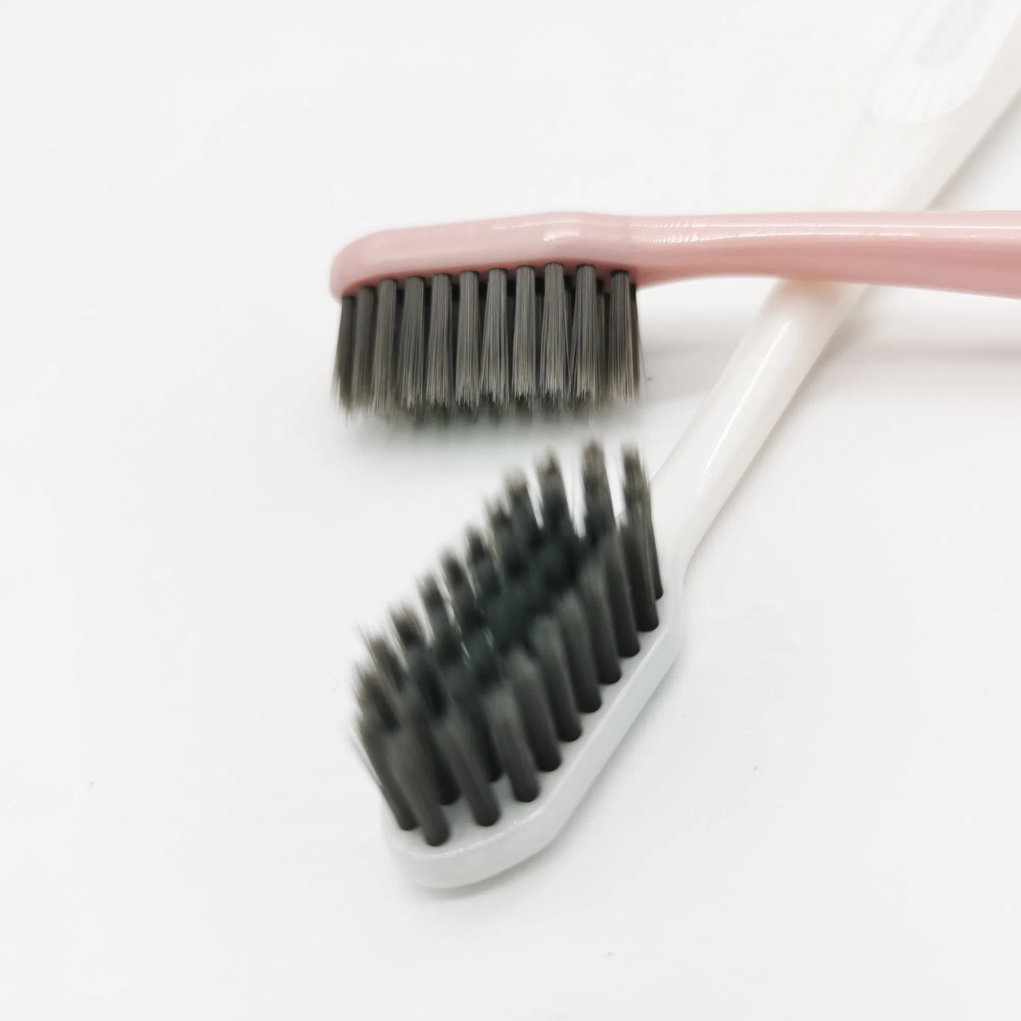 Adult Toothbrush with Binchotan Bristles 2 in 1 Economy Pack