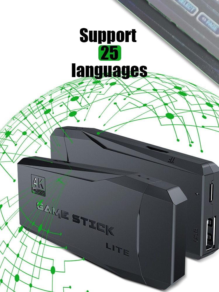 Игровая консоль M8-4K с двумя джойстиками и эмуляторами