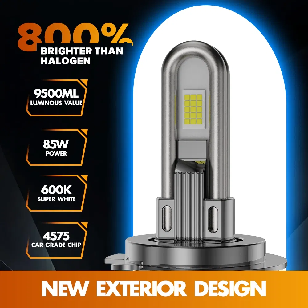 BKR Car LED Light High Power 170W Bulb, H1/H4/H7 Auto Headlight Lamps