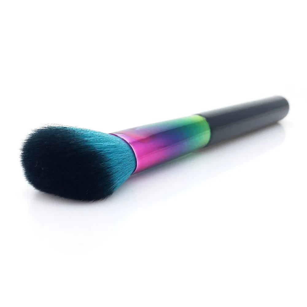 7PCS Colorful Makeup Brush Set in FSC Wood and Synthetic Hair