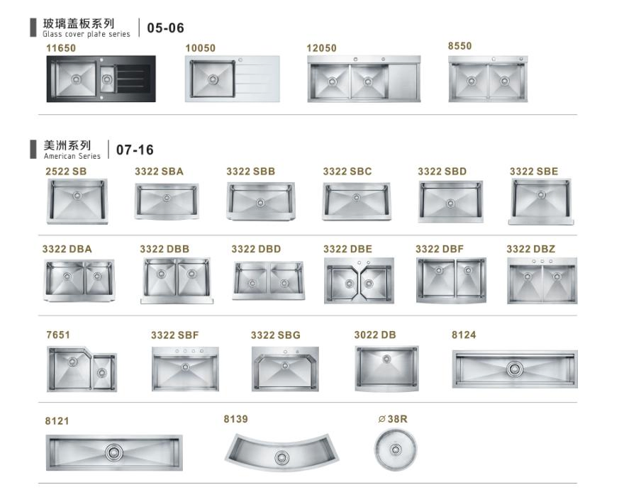 Handmade Stainless Steel Basin Waterfall Faucet Factory China Wholesale OEM/ODM Kitchen Sink