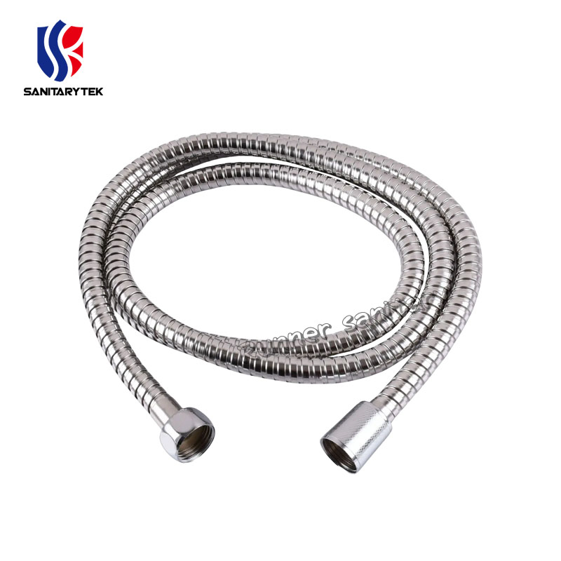 Chrome Stainless Steel Double Lock Hand Shower Hose (H01-003)