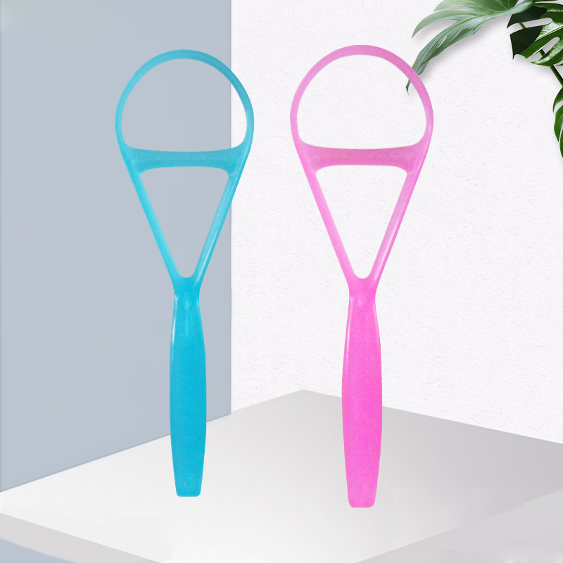 Cheap Dental Care Tongue Scraper Tongue Cleaner with Hanging Handle