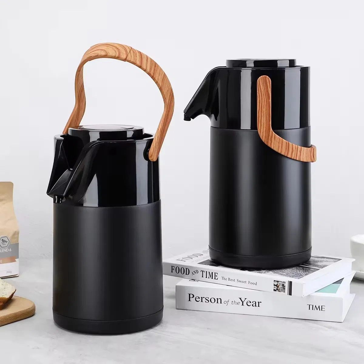 3.0L Termo Large Airpot Glass Refill Vacuum Thermos Insulated Termicos Keep Hot