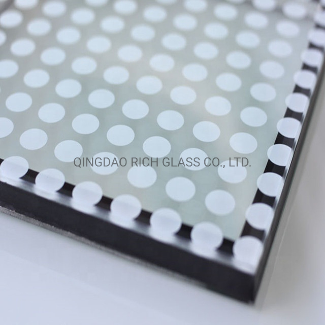China Supplier Silk Screen Printing Glass Decoration Glass Customized Color