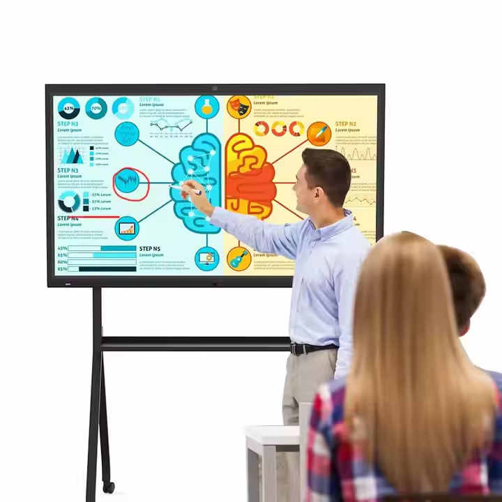 65-Inch 4K Interactive Smart Whiteboard for Education and Collaboration