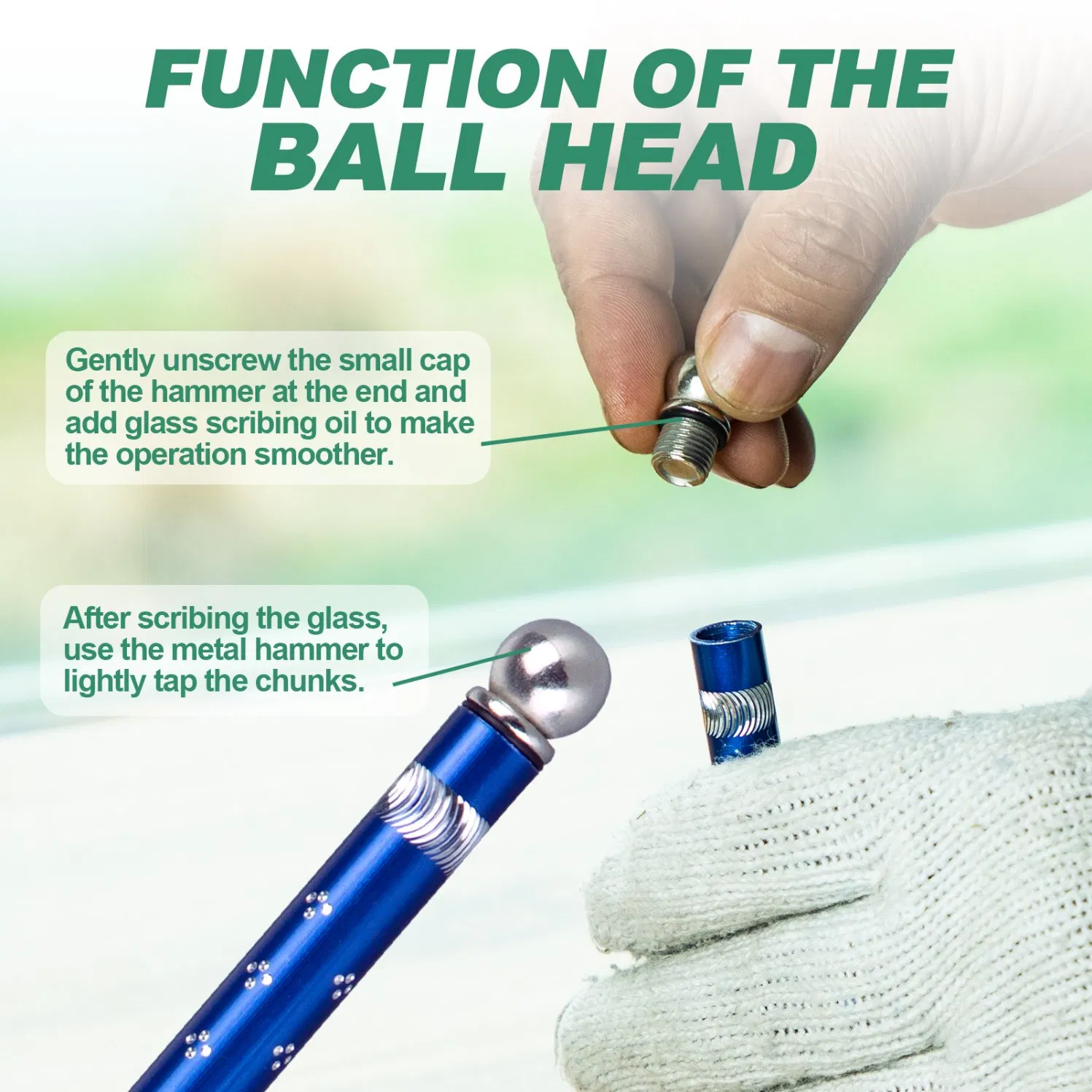 Sali 181mm Cemented Carbide Blade Glass Cutter