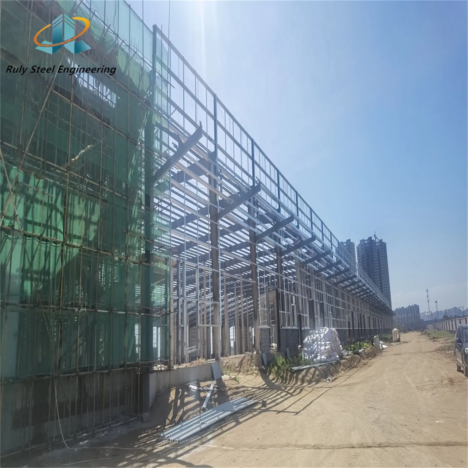 Earthquake Resistance Used for Industrial Buildings Steel Structure Prefabricated Warehouse