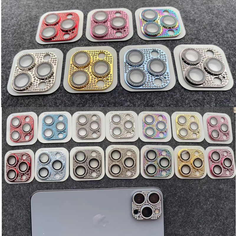 Защитная плёнка Luxury Bling Diamond для камеры iPhone