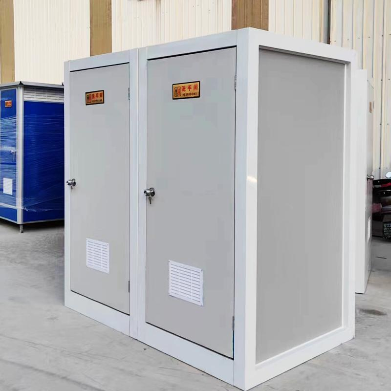 China Direct Factory Prefabricated House Plastic Portable Toilet in Fiji Island Mouldings Toilet Prefab Toilet Outdoor