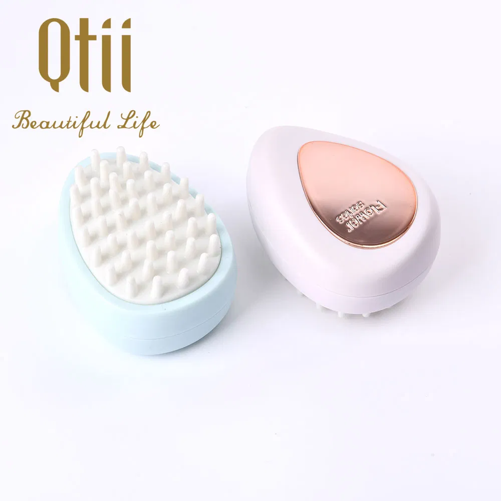 Массажная щетка для волос и кожи головы в форме листа