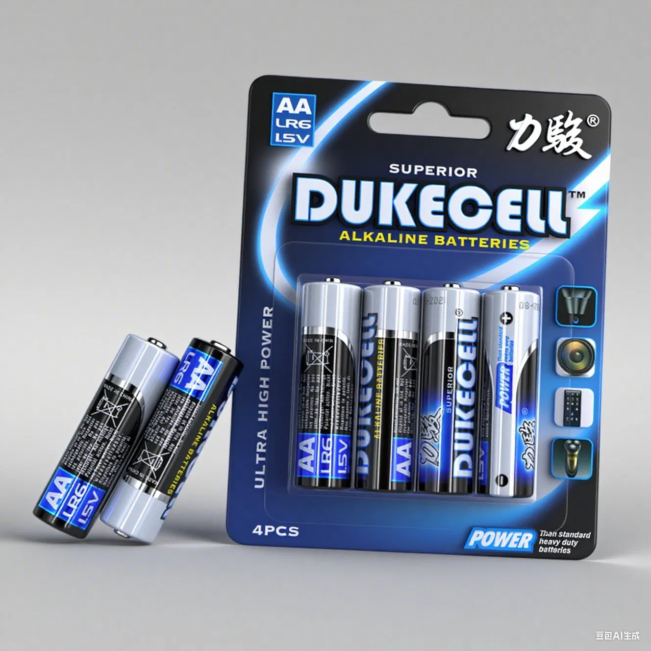 Батарейка щелочная AA 1.5V DUKECELL (LR6)