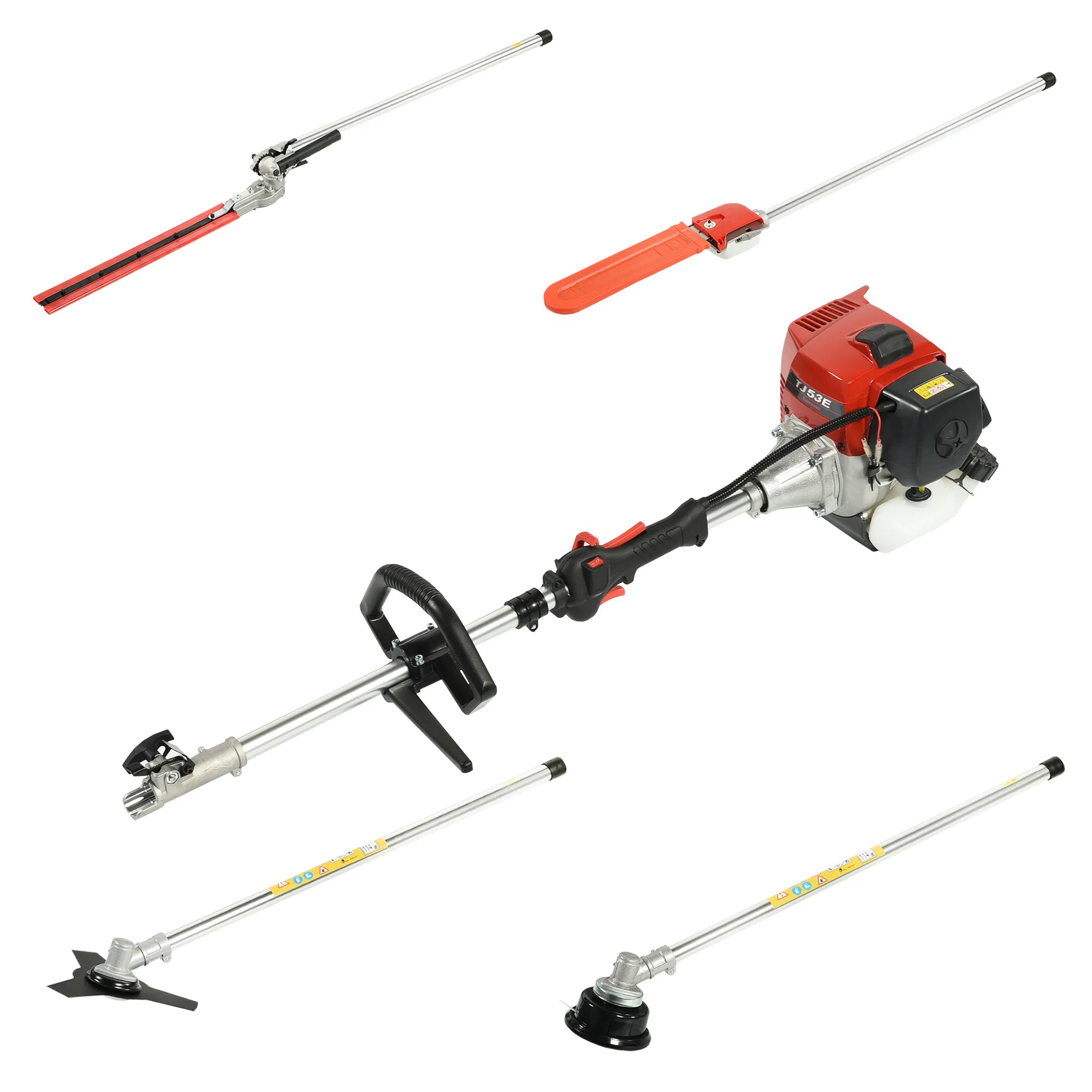 Original Kawasaki  TJ53E  Engine Multi Garden Brush Cutter, Grass Trimmer Pole Chain Saw, Hedger  Attachment