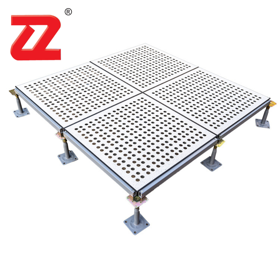 Lightweight All-Steel Airflow Perforated Access Floor for Electronic Assembly Areas
