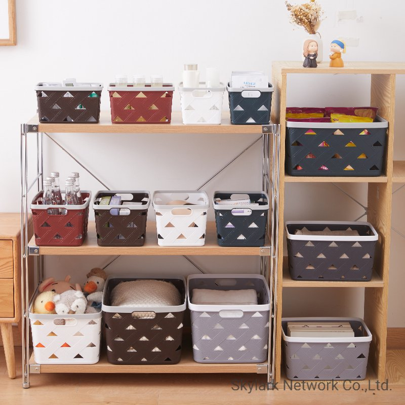 Пластиковая корзина для хранения, складная, 5 размеров