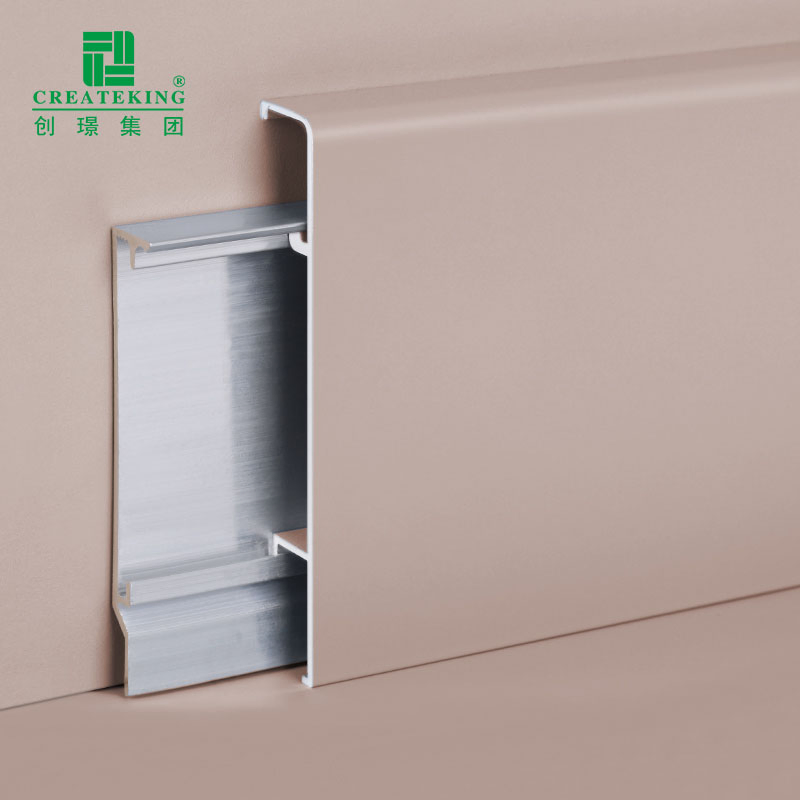 China Manufacturer Hot Sale Premium 70*9mm Durability Aluminum Alloy Skirting Line