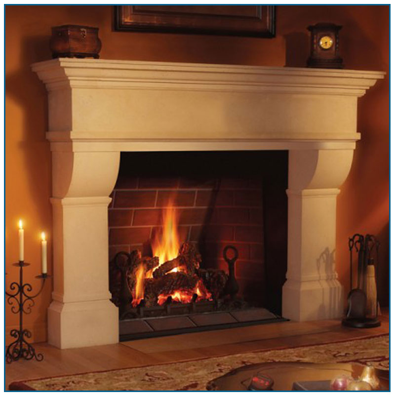 Stone Carving Marble Fireplace for Indoor Stone Fireplace Mantel