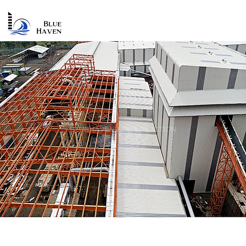 3D3s Software Design Prefabricated Multi Stories Steel Structure Workshop with Office