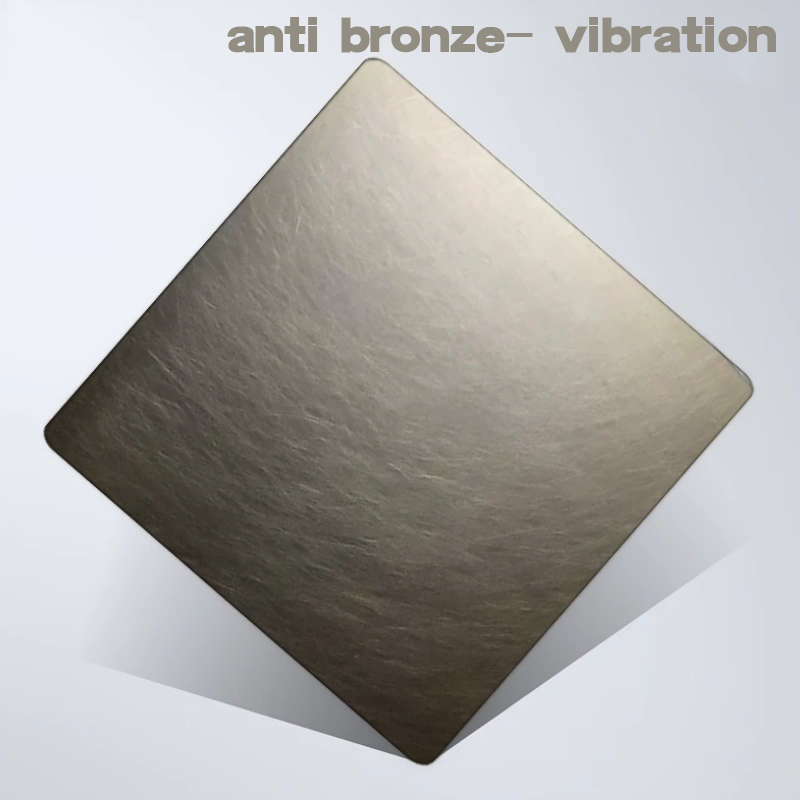 T&C V30 201 304 Vibration Finish PVD Color Coating Decorative Brushed Stainless Steel Sheets for Wall Decoration
