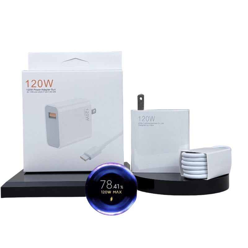 Ultra-Fast 120W USB Wall Charger with 6A Charging Cable