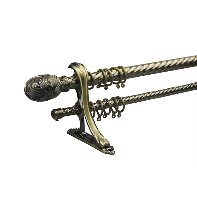 Gold Adjustable Curtain Rod Bracket Curtain Rod and Curtain Accessories Curtain Rod Wholesale