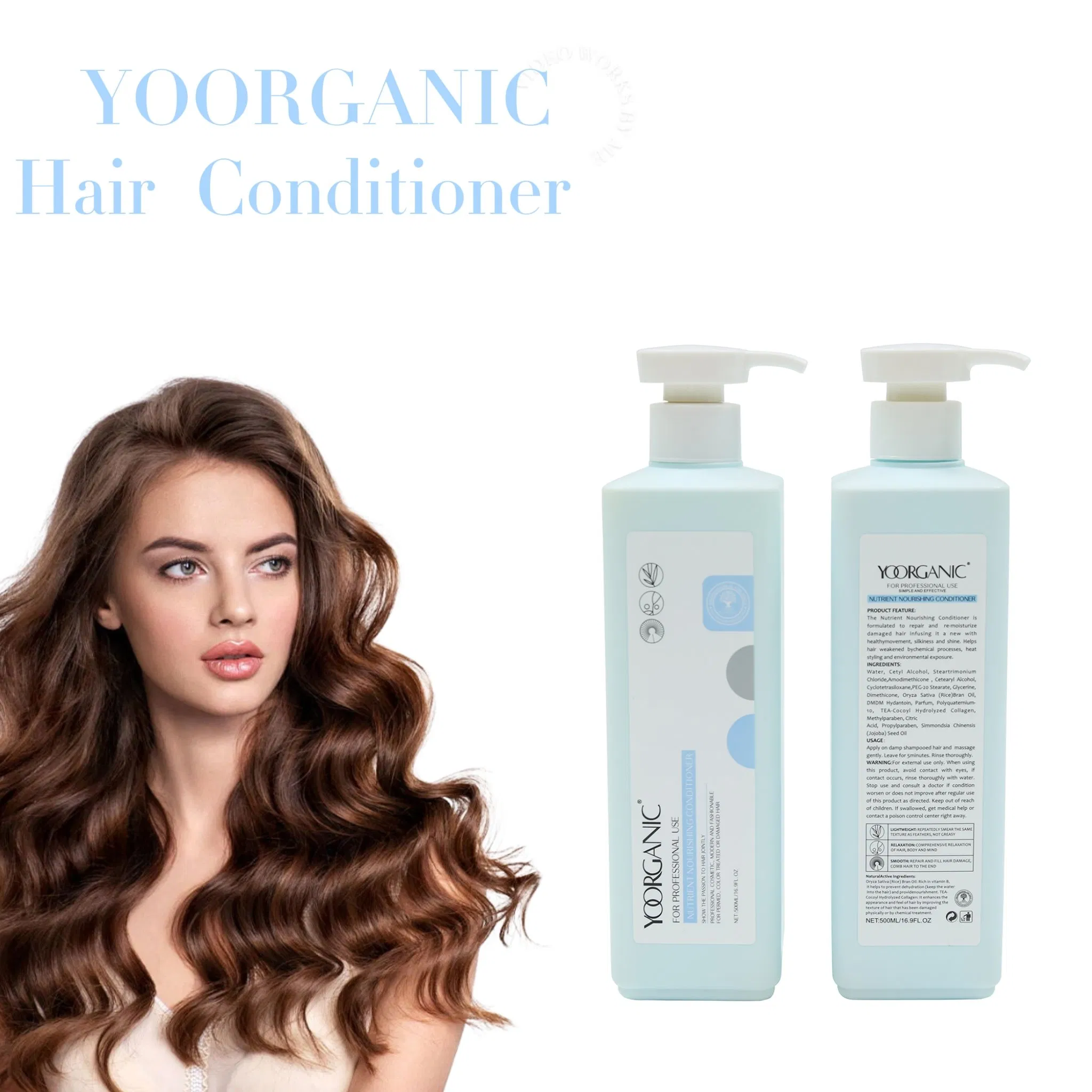 Top Quality Private Label Sulfate Free Nourishing Hair Shampoo and Conditioner