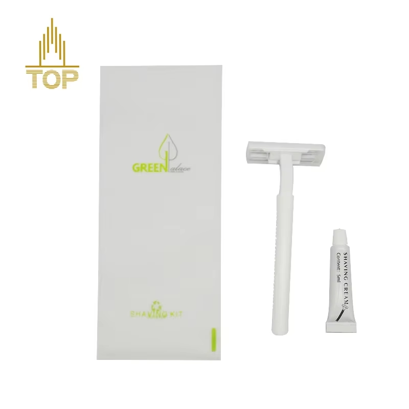 Custom Luxury Hotel Amenities Customized Disposable Shaving Kit