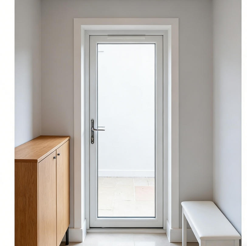 Conch UPVC Casement Door for Kitchen Bathroom Waterproof Moistureproof