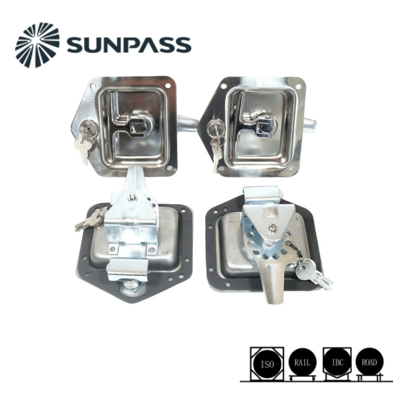 T-Handle Flush Locking Stainless Steel Truck Trailer Door Latch Container Door Lock