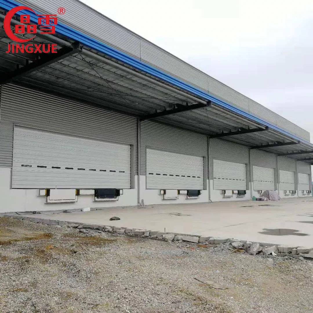 Warehouse Large Span Aluminium Panel Industrial Single Skinned Sectional Door