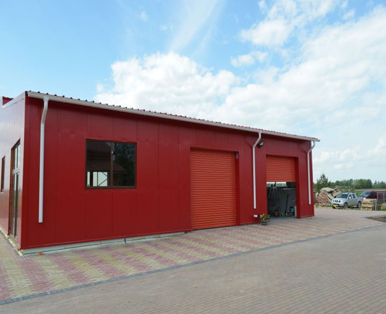 Low Cost Light Steel Structure H-Beam Prefabricated Building Metal Construction Prefab/Prefabricated Design Frame Workshop