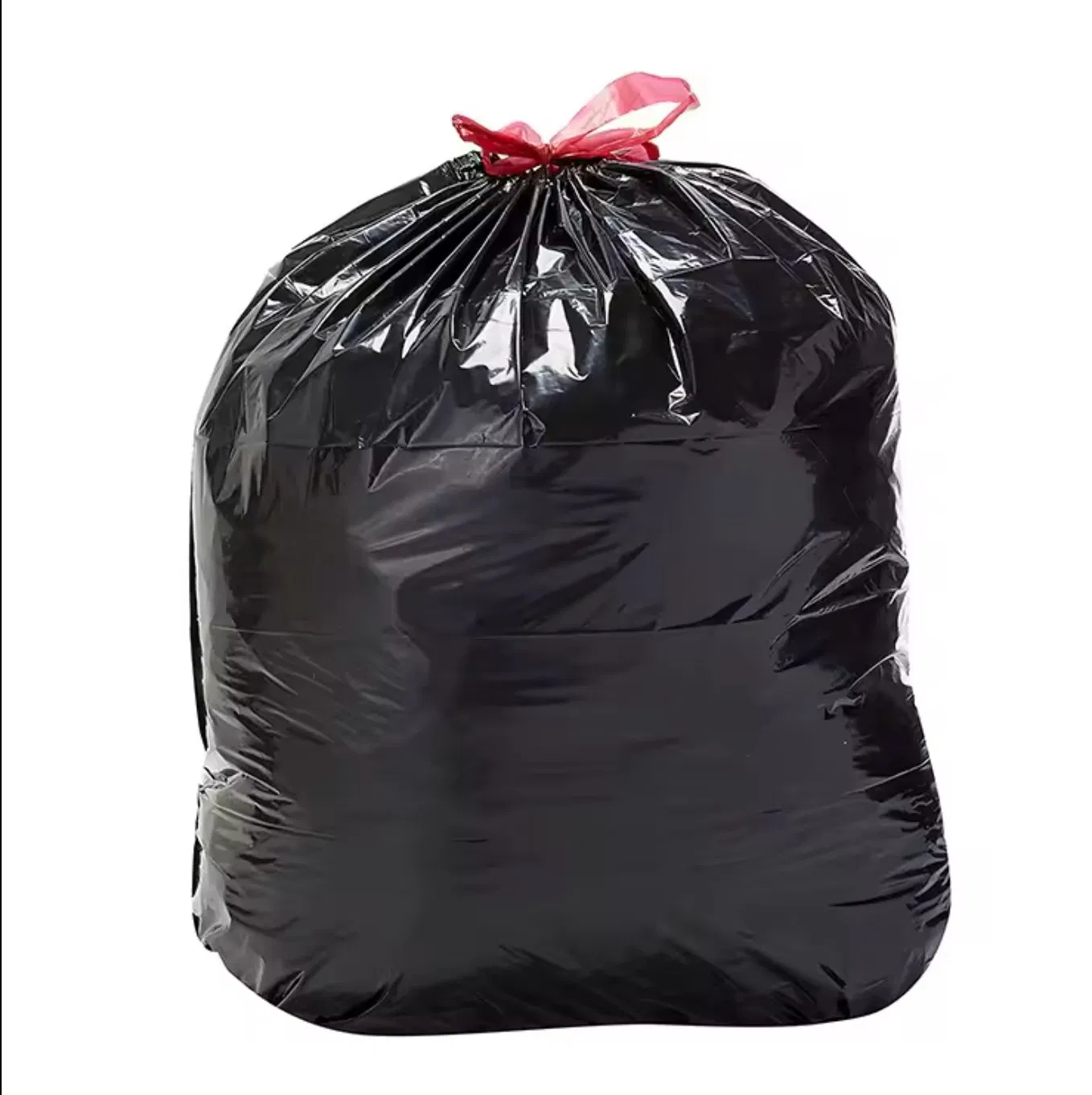 13 Gallon Drawstring Garbage Bags Black Plastic for Home/Office Use