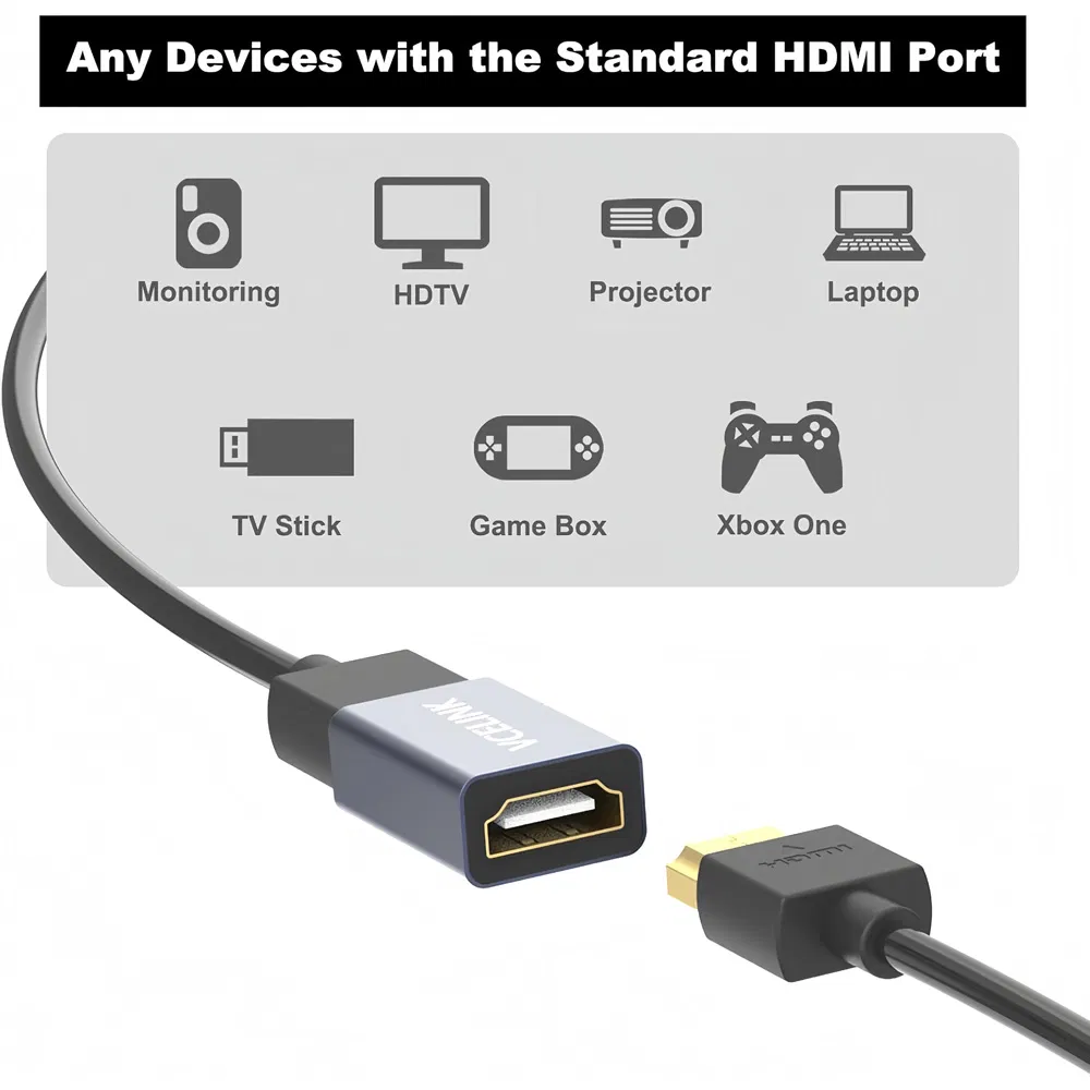HDMI-коннектор 8K, переходник Female-Female HDMI 2.1