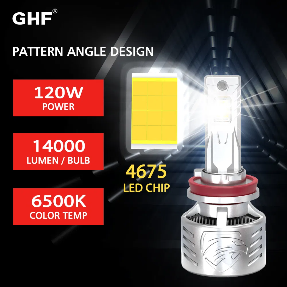 Светодиодная лампа H4 H7 H11 9005 300W для авто