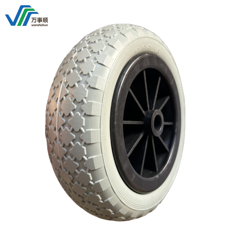 16 Inch Solid Rubber Polyurethane Foaming Flat Free PU Foam Wheels for Trolley