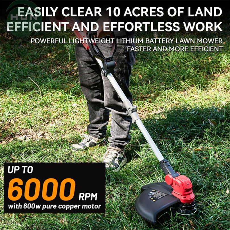 Ручная электрическая газонокосилка для сада и огорода