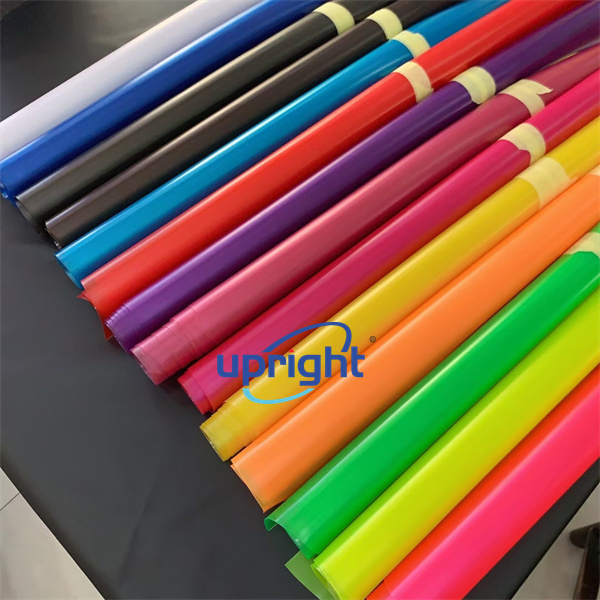 Upright Super Clear Color Matt Glossy Surface High Quality Soft PVC Film for Raincoats and Tent