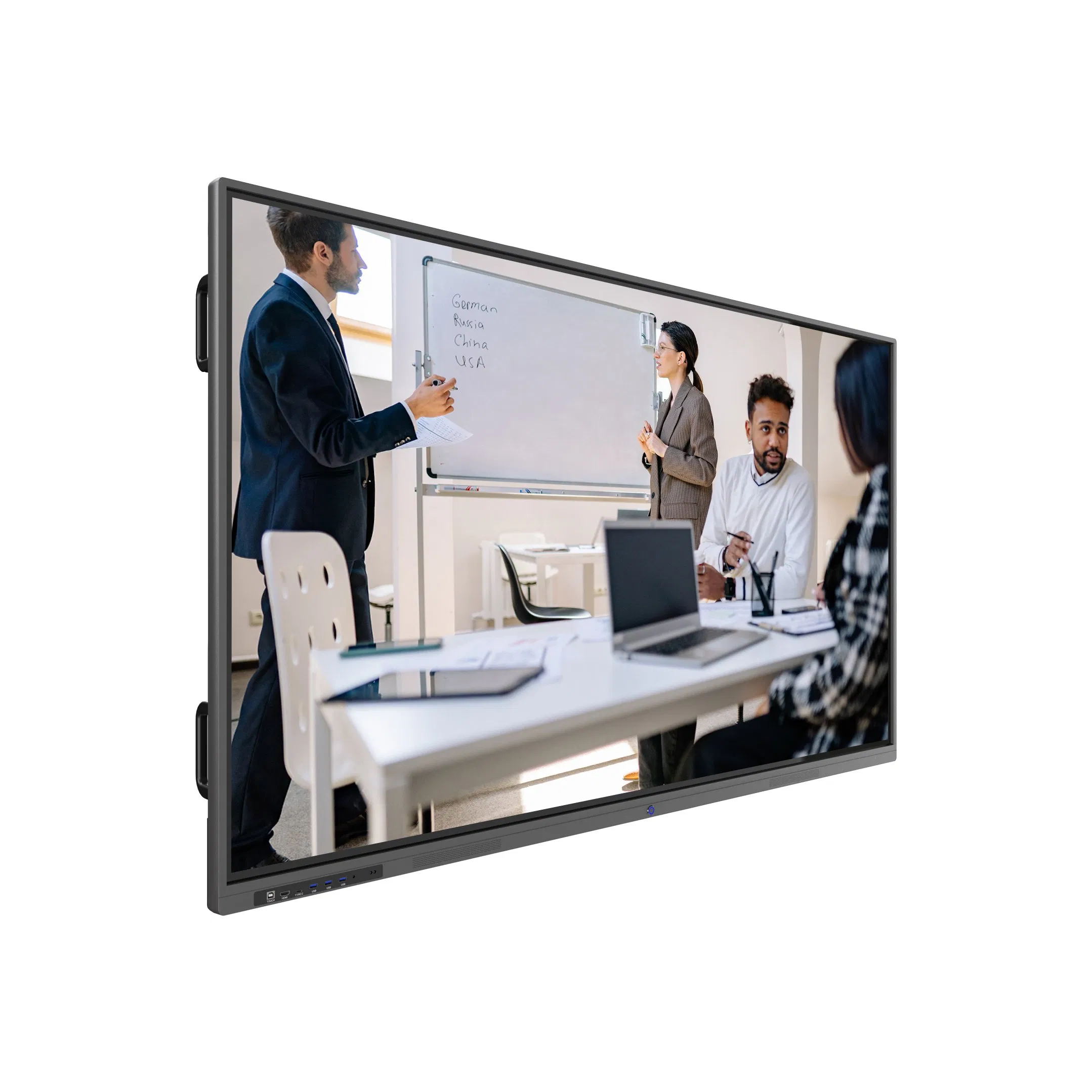 Interactive Whiteboard Ultrabright Android Touchscreen Display for Video Education Conference