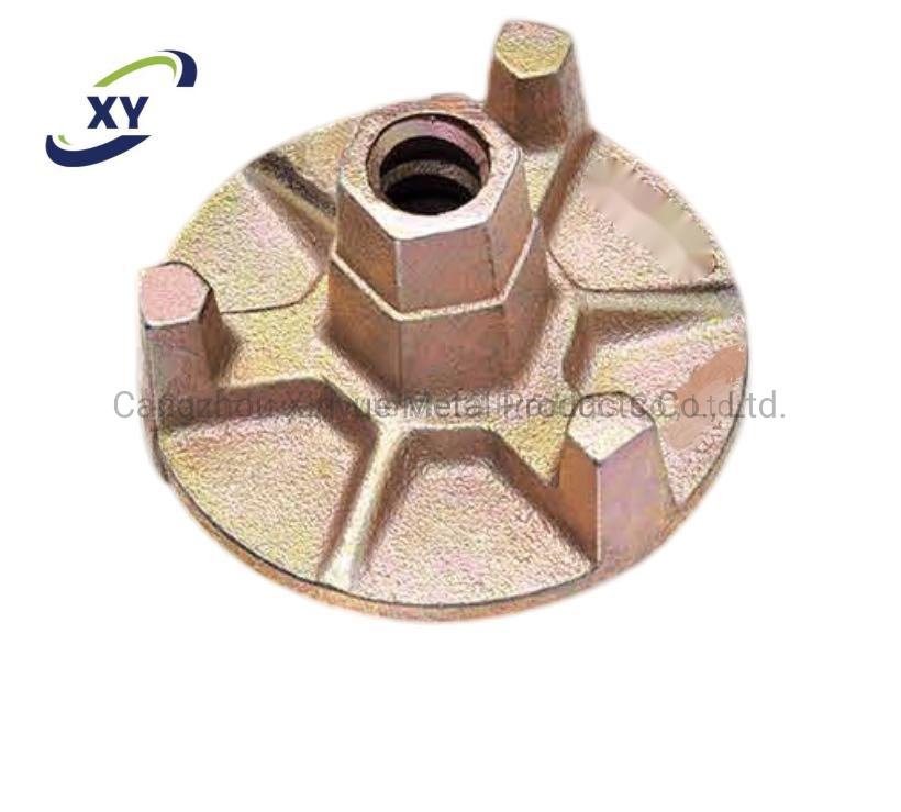 Concrete Formwork Nut Forged Galvanized Casted Casting Ductile Iron Wing Nut Swivel Nut Anchor Nut Tie Rod Nut Square Round Nut/Scaffold Formwork Accessories