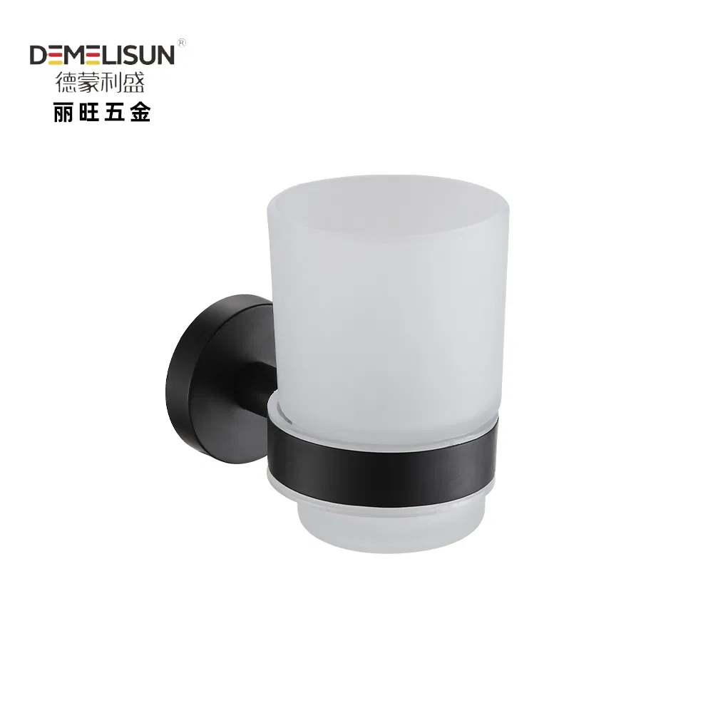 Bathroom Accessories Stainless Steel 304 Bathroom 6PCS Set Hotel Hardware Wall Mounted Single Cup Holder Double Tumbler Holder