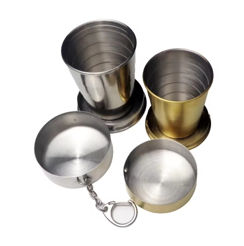 Portable Leakproof Durable Dishwasher Safe Smooth Touch Fine Foldable Cup