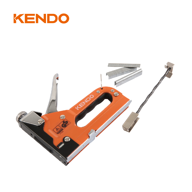 Kendo 3 in 1 Heavy Duty Staple Gun with Strong Steel Construction Provides Strength and Durability