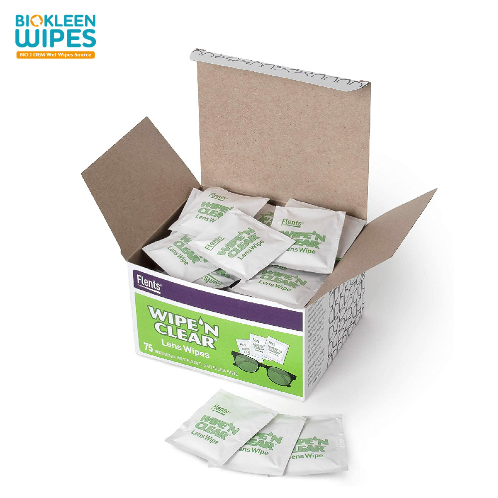 Custom Electronics Cleaning Lens Cleaning Mobile Phone Screen Wet Wipes Portable Wet Wipes