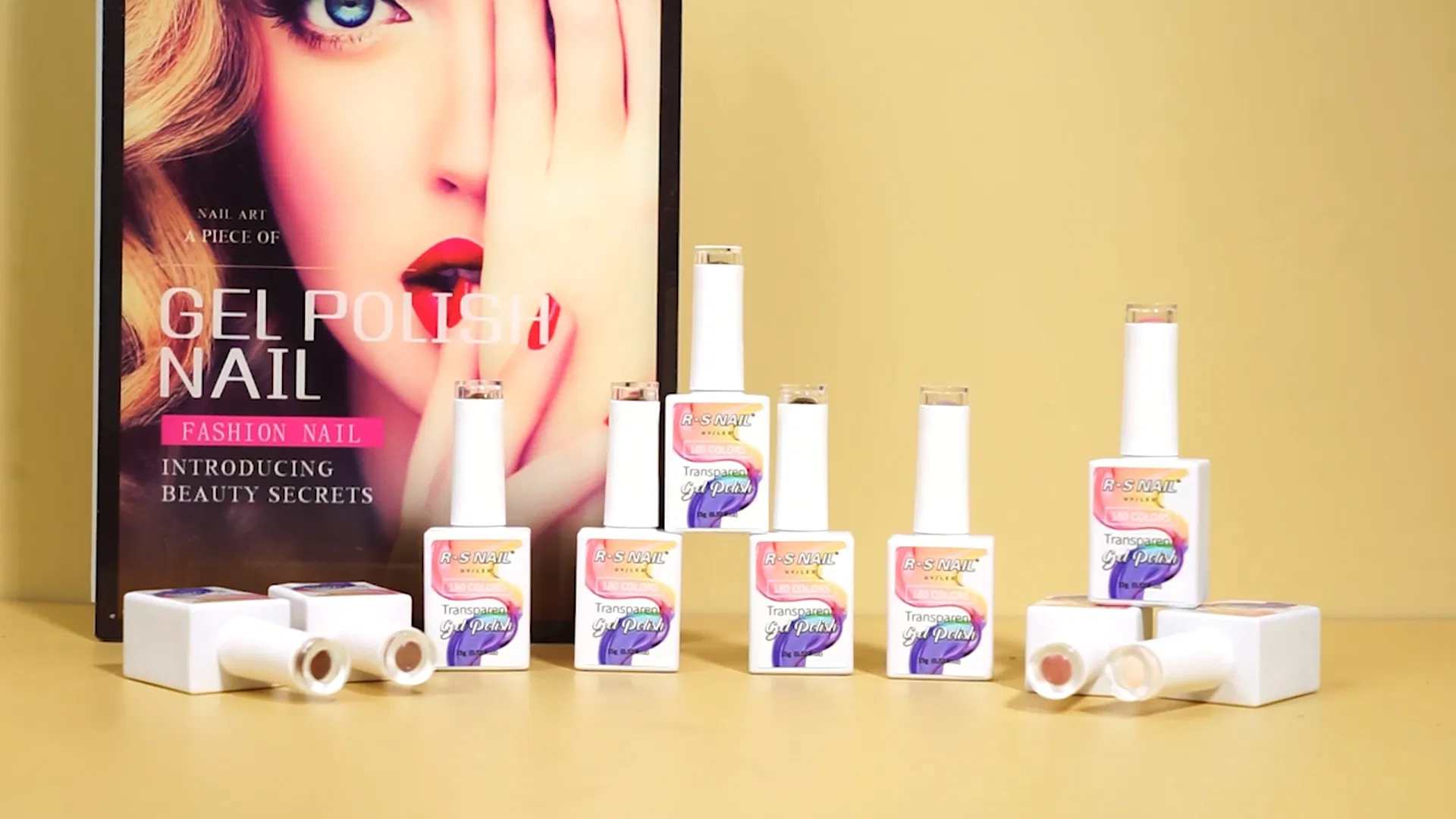 R S Nail UV Gel Base Coat Shine Non Wipe Top Coat DIY Nail Gel Polish Color 180 Clear Finish Cover UV LED Gel Nail Polish